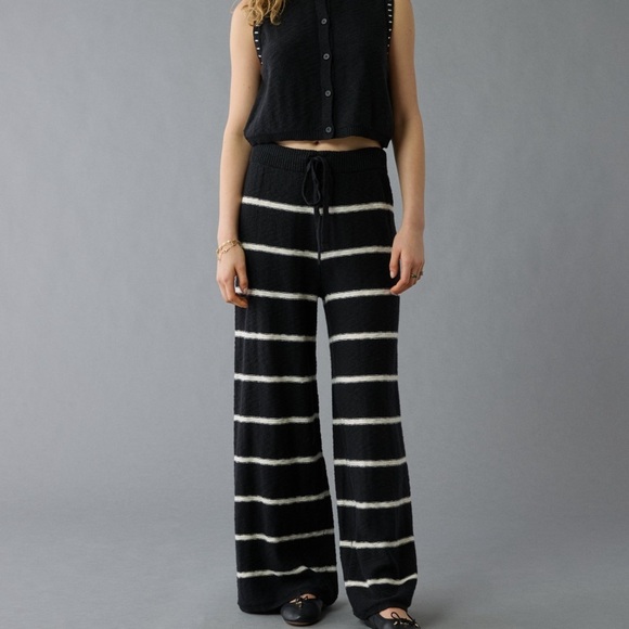 Sweater Knit Pants Straight Leg Baggy Soft New With Tags Favorite Winter Pants - Picture 7 of 7